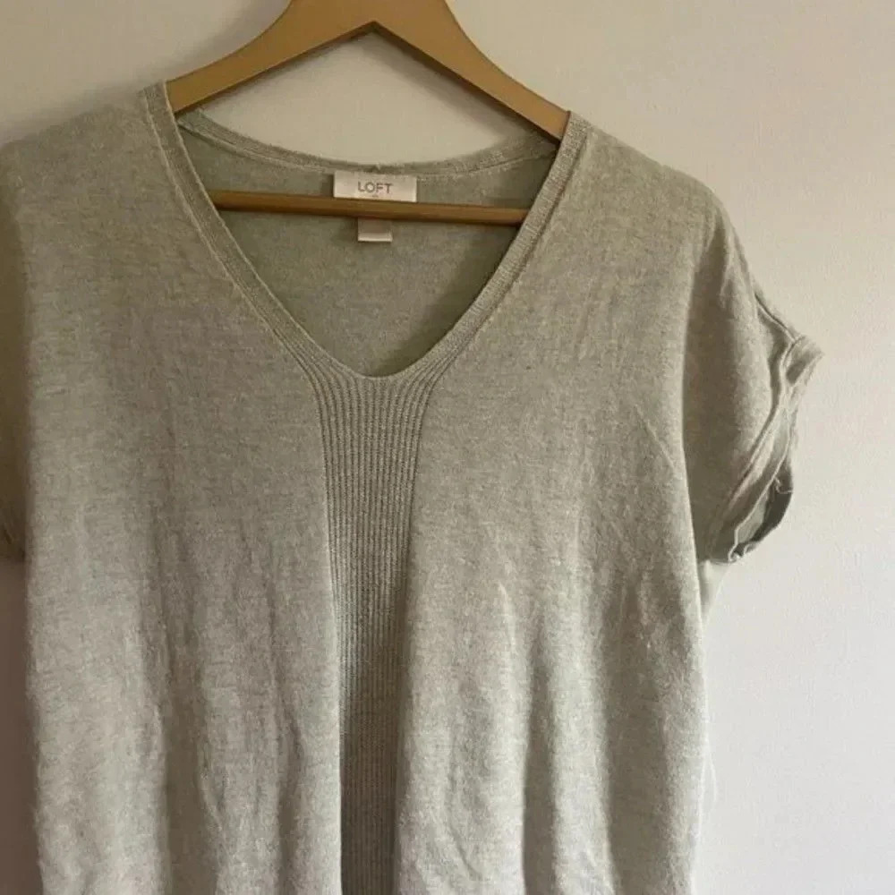 Loft Green Knit T Shirt - Picture 5 of 13